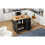 Fold-Top Rolling Island Cart – 135x44x90cm 15