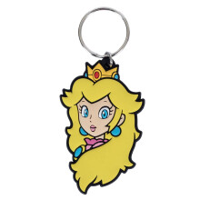 Super Mario PVC Princess Peach Keyring