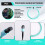 MPO Patchcord 12 Core OM3 Patch Cable Optic Cable Multi Mode OM3 Mpo for 100G 40G Module 12 Core OM3 Mpo Patchcord C 3