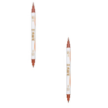 Fargerik penn med dobbelthode 10 ml metallperlemor myk penn kunstmaling pigmentpenn student farget linjetegning håndtegnet gardinpenn * 3 stk