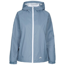(18, Pewter) Trespass Womens Waterproof Rain Jacket - Tayah II