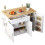 Foldable Oak Kitchen Table 132.5x44x90cm 13