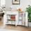 Foldable Oak Kitchen Table 132.5x44x90cm 15