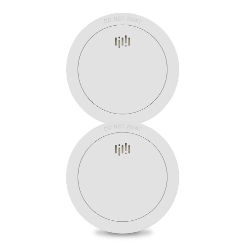 Rookmelder, 10 jaar batterijduur, 2 stuks, wit