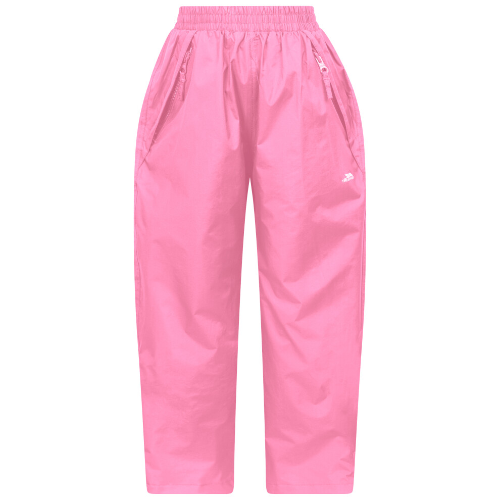 Trespass (9/10, Sweetpink) Kids Waterproof Trouser - Echo
