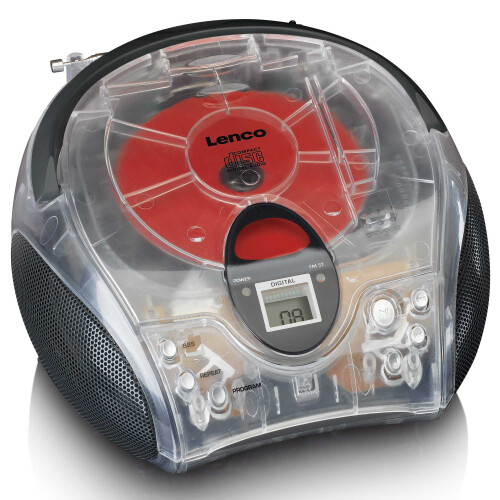 Tragbarer FM-Radio-CD-Player mit Tragegriff und programmierbarem Speicher