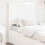 VidaXL vidaXL Headboard with Headboard Gloss White 75 cm Engineered wood 1