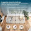 Small Animal Playpen - Plastic - White - Indoor with Floor 2