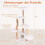 168 cm Cat Tree with Platforms, Cave, and Sisal Posts 1