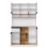 High-Gloss Kitchen Cabinet 105x45x185cm 14