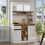 High-Gloss Kitchen Cabinet 105x45x185cm 10