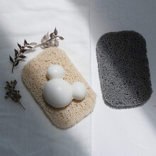 Soap Saver Pads Soap Lift for Soap Dish Multi-Directional Bioplastic Efficient Draining 6 Piece Set