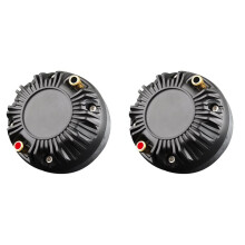 2X Tragbarer Audio-Hochtöner-Lautsprecher mit Titanfolie, 80 W, 34 Kerne, 90 Grad, Magnetischer Hochtöner-Treiber für Heimkino