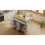 Barn-Style Kitchen Island, 140x43x90.5 cm 15