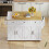 Barn-Style Kitchen Island, 140x43x90.5 cm 9