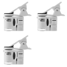3Stück Universelle 60-Fach-Zoomkamera mit LED-Licht, ABS-Handy--Taschenmikroskop, Tragbar für Mobile Smartphones