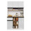 High-Gloss Kitchen Cabinet 105x45x185cm 13