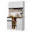 High-Gloss Kitchen Cabinet 105x45x185cm 8