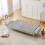 Modern Velvet Sofa Bed – Grey, Adjustable 5