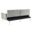 Modern Velvet Sofa Bed – Grey, Adjustable 14