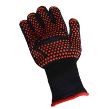 1 par de guantes aislantes térmicos resistentes al calor de 500 grados para barbacoa, horno microondas y repostería.
