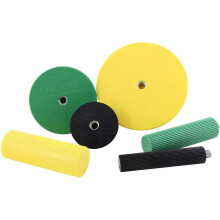 Pols- en onderarmtrainingsset: 3 halve bollen, 3 handvatten