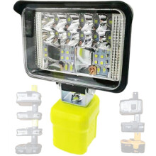 Lanterna de trabalho LED FUYGRCJ, alimentada por bateria de 18 volts, 54 watts, 3000 lúmens, lanterna portátil sem fio.