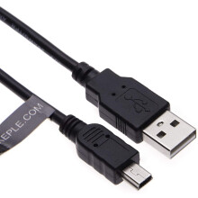 Cábla Luaidhe Mini USB, Corda Luchtaire, Sioncrónú Sonraí do Canon Digital IXUS Series: Canon EOS D-SLR Series: EOS7D | Digital