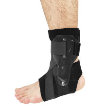 Cavigliera per uomo e donna - Manicotto di supporto compressivo, fascia immobilizzatrice regolabile per distorsioni, compatibile con corsa,
