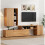 2-Piece TV Wall Unit Set – Up to 265 cm, 120" Max 2