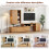 2-Piece TV Wall Unit Set – Up to 265 cm, 120" Max 11
