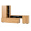 2-Piece TV Wall Unit Set – Up to 265 cm, 120" Max 3