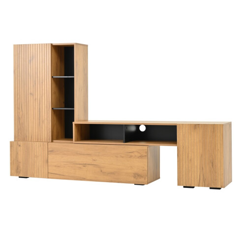 2-Piece TV Wall Unit Set – Up to 265 cm, 120" Max 2