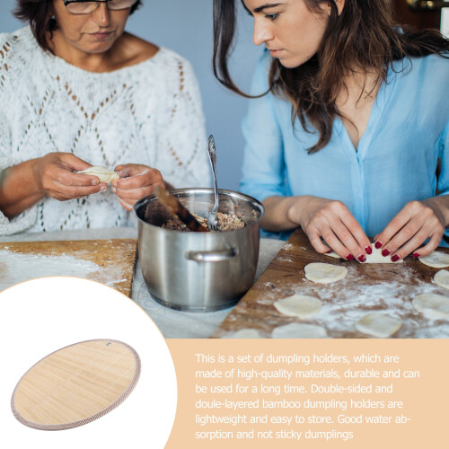 Bamboe dumplinggordijn, decoratieve dumplingtray, bamboe dumplingmat, bamboe dumplinghouder 2