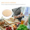 Bamboe dumplinggordijn, decoratieve dumplingtray, bamboe dumplingmat, bamboe dumplinghouder 4