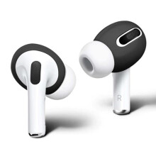 Kompatibel med AirPods Pro Anti-skli øretelefondeksel Silikon Svart svart