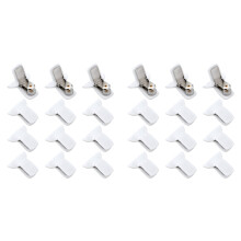 24 Pièces Pinces de Couette pour Couette à L'Intérieur, Support Solide, Attaches de Couette en Mousse Métallique Rembourrée, Pinces de Housse de