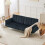 Modern Velvet Sofa Bed – Adjustable & Convertible 4