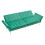 Modern Velvet Sofa Bed – Green, Adjustable 6