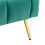 Modern Velvet Sofa Bed – Green, Adjustable 15