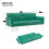 Modern Velvet Sofa Bed – Green, Adjustable 2