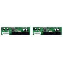 2 Pièce 7 + 15 Broches 2,5 Femelle Vers 3,5 Pouces IDE Adaptateur Convertisseur Mâle 40 Broches Port pour ATA 133 100 HDD CD DVD Série