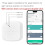 2X Tuya WIFI 2 Gang Scene Button  Push Remoter Panel  Home Linkage Automation Sence Controller WiFi Version 6