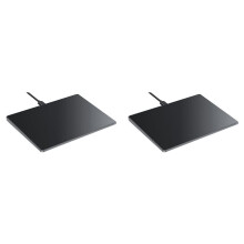 2X USB Wired Multi-Touch Trackpad Slim Touchpad Mouse for Window Desktop/Laptop/Notebook Computer PC Black