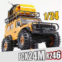 8pcs 55mm Metal Beadlock Wheel Rim Rubber Tire Set for FCX24M Cup 1/24 RC Crawler Car Upgrade Parts Accessories