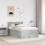 VidaXL vidaXL Bed Frame Concrete Grey 120 x 190 cm Engineered Wood 4