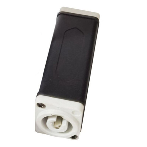 5X LED PowerCon AC Coupler Adapter Extender Connector High Quality Speakon Panel Mount Straight Adapter White to White 2