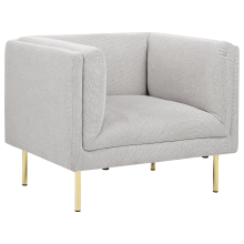 Armchair MOEN Fabric Light Grey