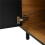 Modern Oak & Black TV Stand 180cm 14