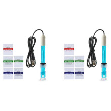 2X PH Replacement Probe with BNC Interface 300cm Cable 0-14 PH Q9 Probe Controller Oxidation-Reduction Potential Sensor